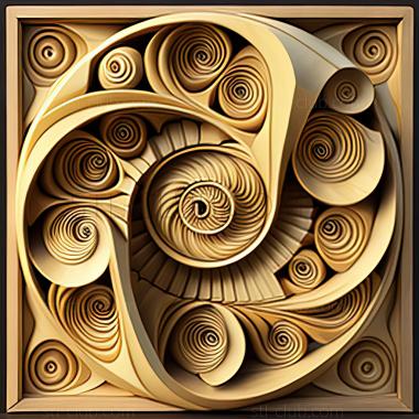 3D model st golden ratio (STL)